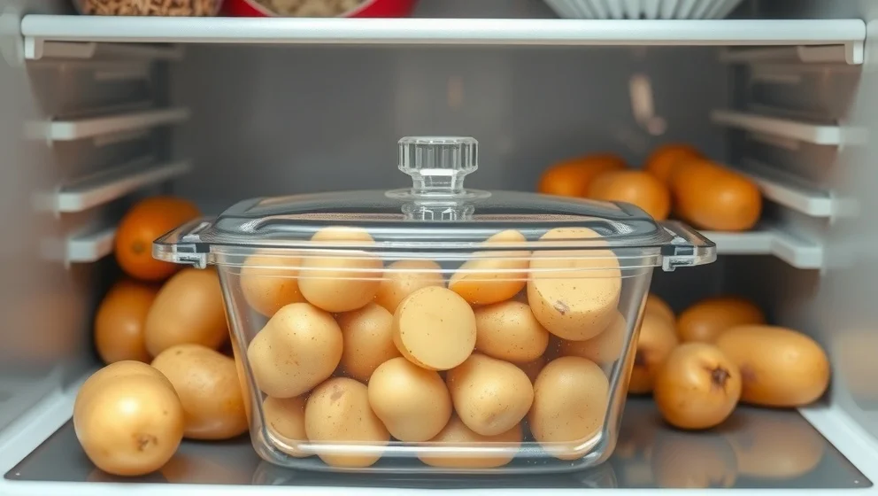 Hur länge håller kokt potatis i kylen